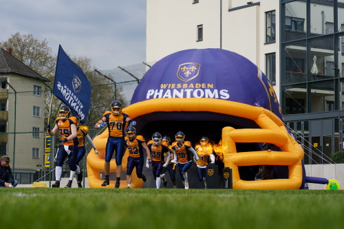 Einlauf der Wiesbaden Phantoms U19