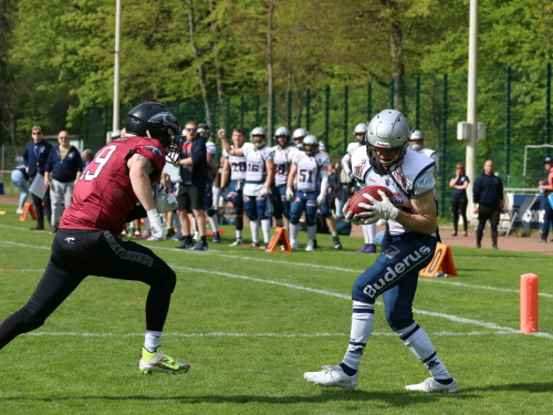 David Gamenick erzielt einen Touchdown