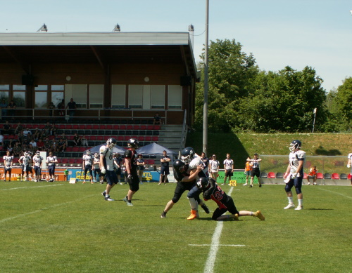 Quarterback Sack der Wildcats