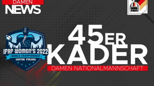 45 er Kader der Frauen Nationalmannschaft