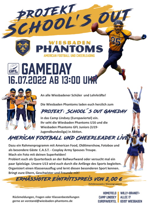 Projekt Schools Out der Phantoms