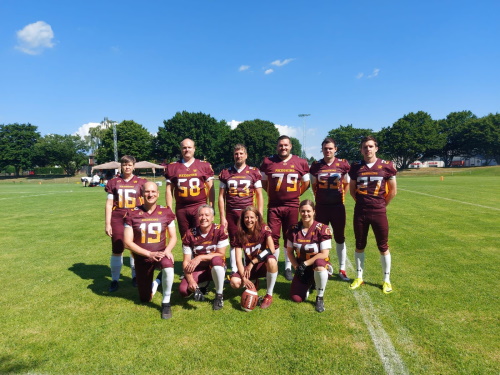 Bürstadt Redskins Kinder und Eltern Flag