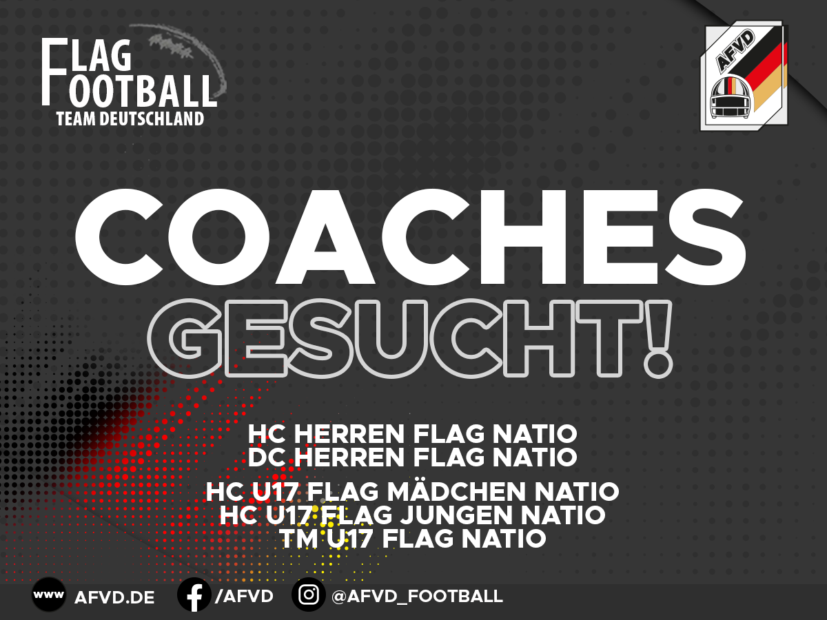 Flag Coaches gesucht