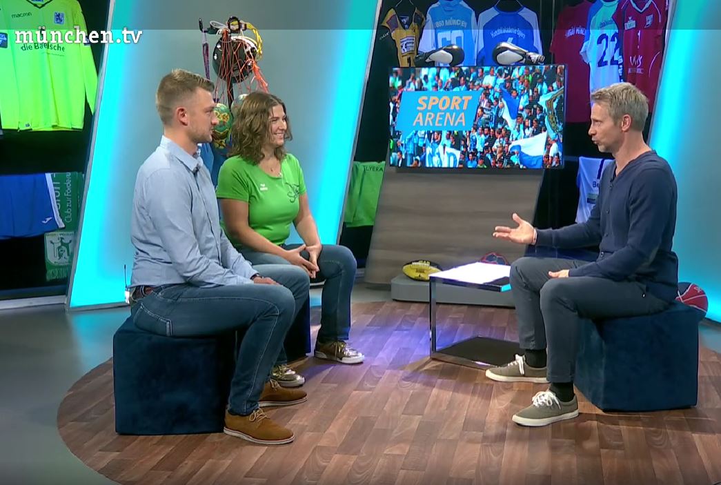 Max Keneder und Lynn Hoffer bei muenchen.tv