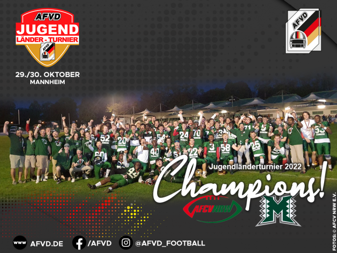 Green Machine NRW gewinnt Jugendländer Turnier 2022