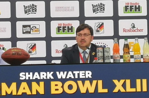 Robert Huber nach dem German Bowl 2021
