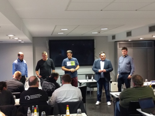 v.l.n.r.: Dr. Sebastian Berndt, Andreas Kegelmann, Markus Würtele, Fuad Merdanovic und Marcel Krohn