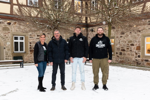 v.l.: Nina Wengertsmann, Ralph Gruber, Ian Gehrke und Daniel Graf