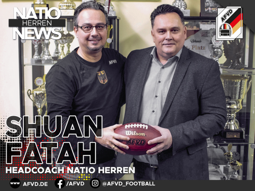 Headcoach Shuan Fatah und AFVD Präsident Fuad Merdanovic