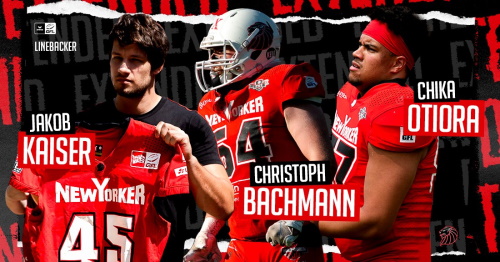 Jakob Kaiser, Christoph Bachmann und Chika Otiora