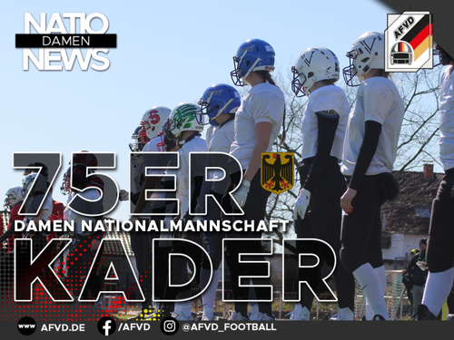 75er Kader Damen Nationalmannschaft