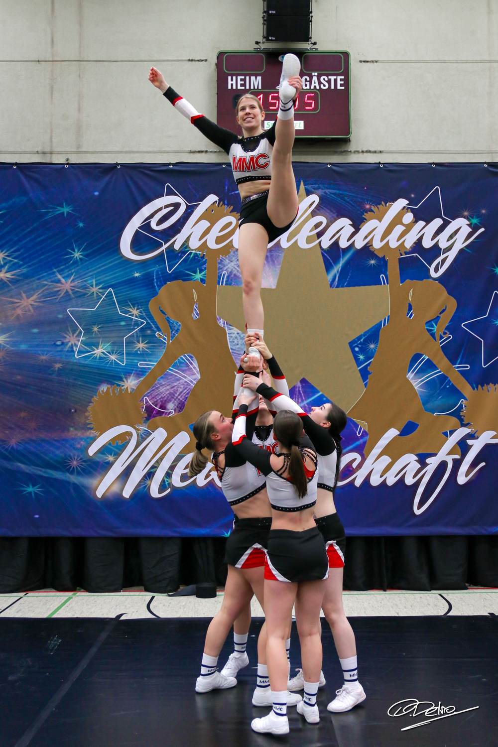 MMC Seniors bei der Cheerleading Meisterschaft Mitte