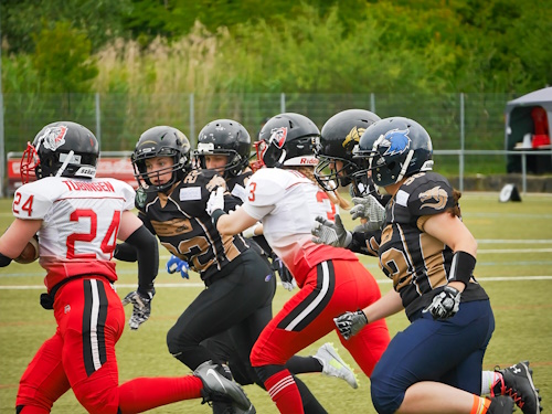 Dragons Ladies gegen Red Knights