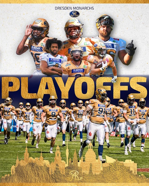 Dresden Monarchs sind in den Playoffs