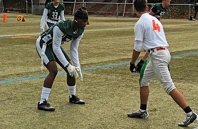 Unicorns U19 Flag gegen Fellbach Warriors