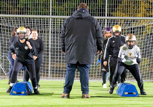 Wiesbaden Ladies beim ersten Training