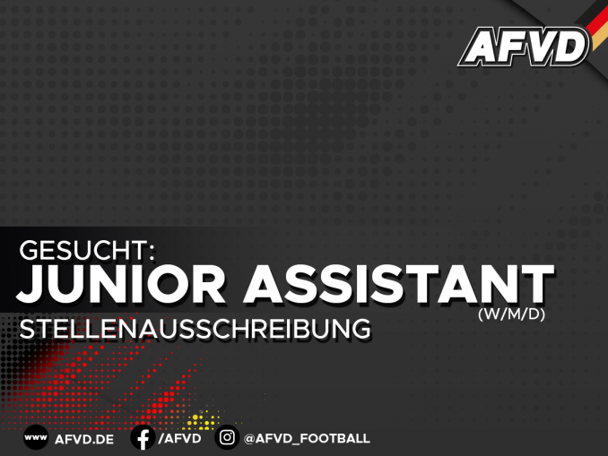 AFVD sucht Junior Assistant