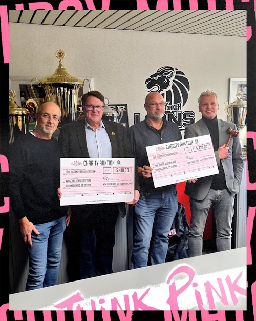 Lions Think Pink Spendenaktion