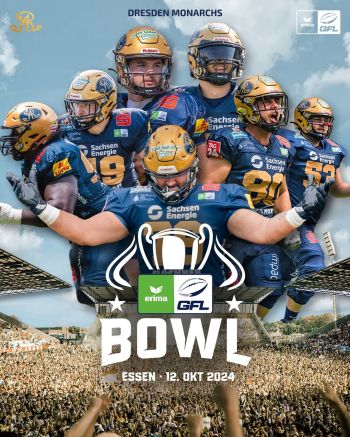 Dresden Monarchs zum dritten Mal im Endspiel um die deutsche Footballmeisterschaft